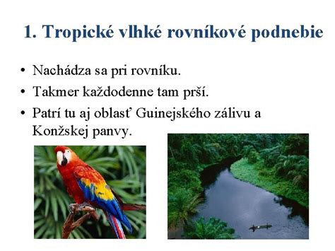 Tropické podnebie Svätého Tomáša a Princovho ostrova