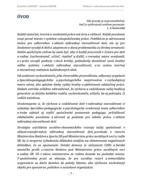 Schéma typov náhradnej starostlivosti o deti