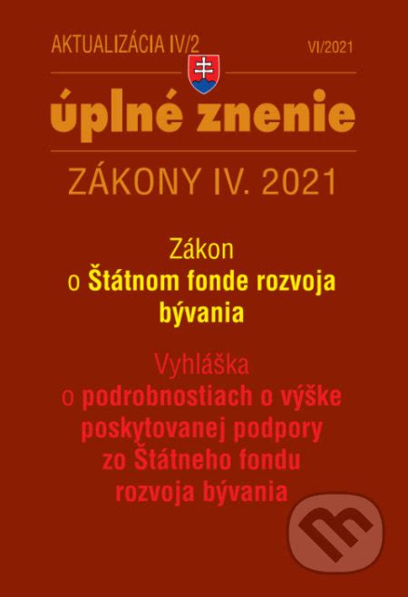 Slovenský zákon o Štátnom fonde rozvoja bývania