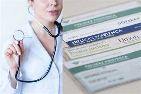 Ukážka formulára pre zdravotnú poisťovňu
