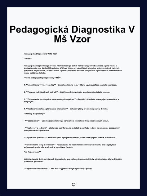 Ilustrácia psychologickej diagnostiky dieťaťa