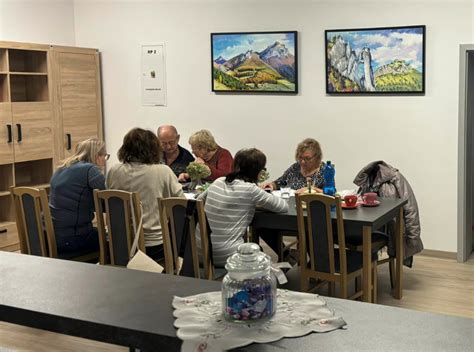 Rozvrh aktivít v dennom centre pre seniorov