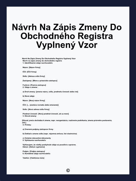 Diagram procesu zápisu do obchodného registra