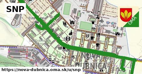 Mapa zdravotníckych zariadení Nová Dubnica