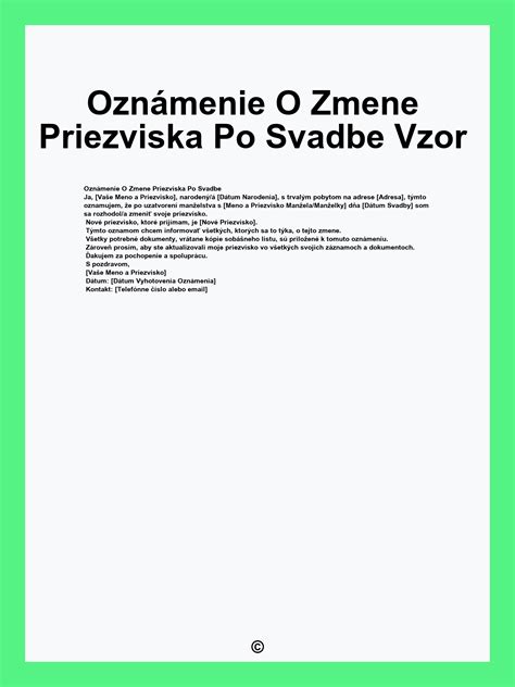 Možnosti zmeny priezviska po svadbe