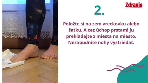 Ilustrácia jednoduchých cvikov na posilnenie chodidiel