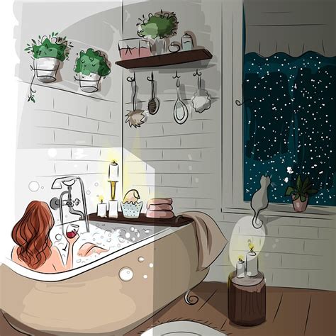 Ilustrácia Kneippovho kúpeľa