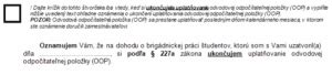 Graf: Vplyv výšky príjmu na uplatnenie OOP