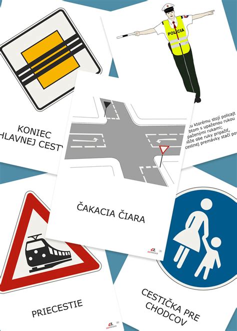 Ilustrácia nových dopravných značiek a zásad