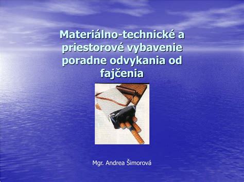 Materiálno-technické vybavenie zariadení