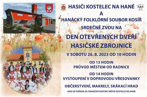 Ilustrácia budovy Klubu dôchodcov Kostelec na Hané