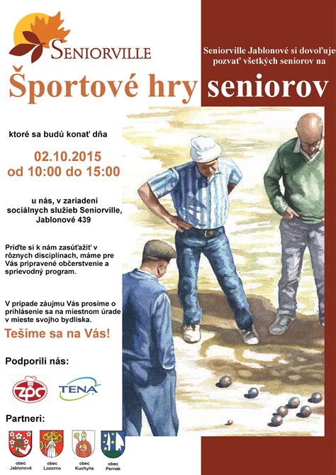 Športové hry pre seniorov