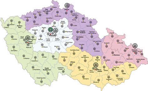 Mapa okolia Ústredia ČSSZ s vyznačenými zastávkami MHD