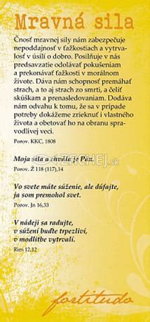 Mravná sila a prekonávanie strachu