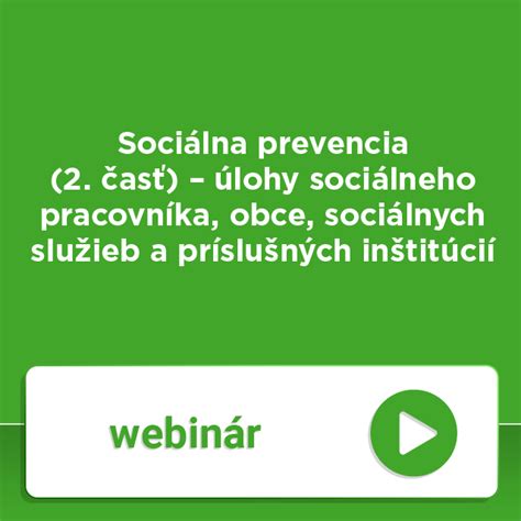 Úlohy sociálneho poradcu