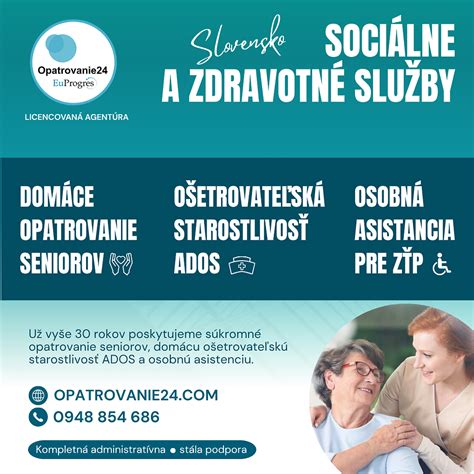 Opatrovanie seniorov a domáce práce