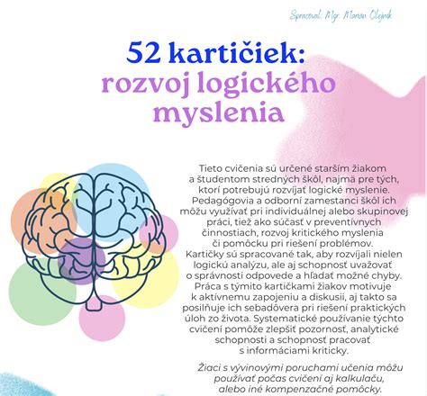 Matematika ako nástroj na rozvoj logického myslenia a riešenia problémov