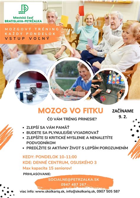 Joga pre seniorov v Dennom centre