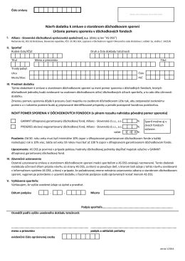 Zamestnanec s dokumentmi o dôchodkovom sporení
