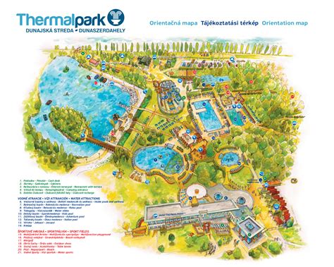Letecký pohľad na Thermalpark Dunajská Streda