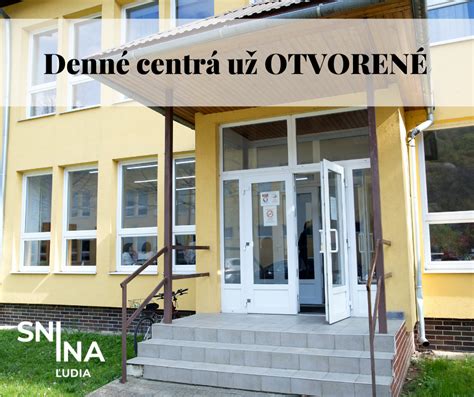 Denné centrá a podporované bývanie