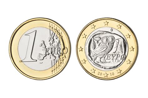 Ilustrácia mince 1 euro