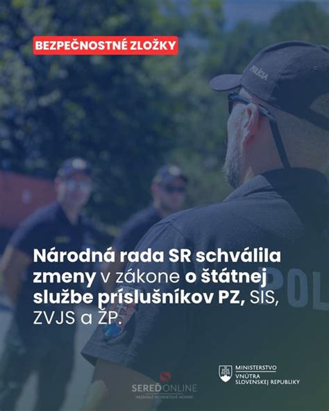 Zmeny v zákone o štátnej službe pre bezpečnostné zložky