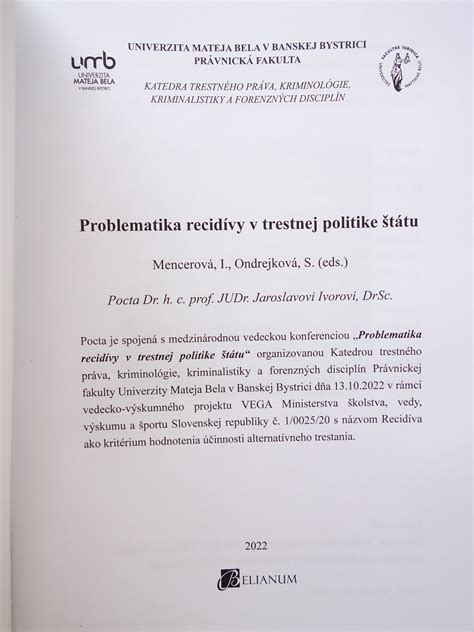 Obrázok: Štatistiky recidívy trestnej činnosti