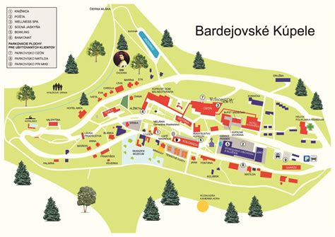 Bardejovské kúpele - pohľad na kolonádu