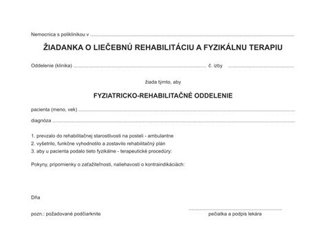 Fyzioterapeutický pracovník vykonávajúci liečebnú rehabilitáciu