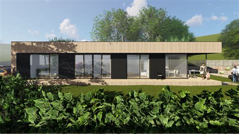 Vizualizácia moderného kontajnerového stanovišťa v obci