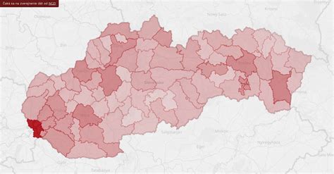 Mapa šírenia respiračných infekcií