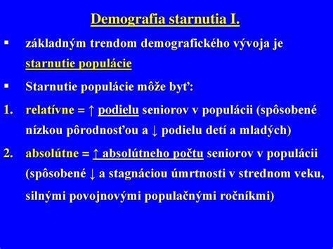 Infografika o demografii starnutia populácie