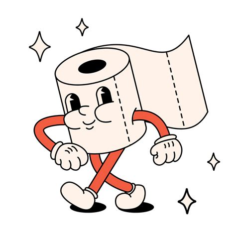 Cartoon image of two toilet paper rolls conversing