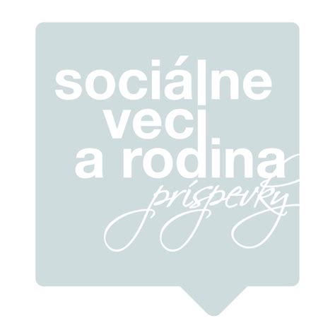Rodina a sociálna podpora