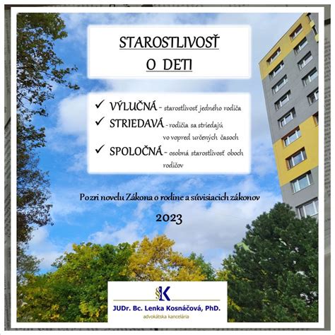 Striedavá starostlivosť - rodičia a dieťa