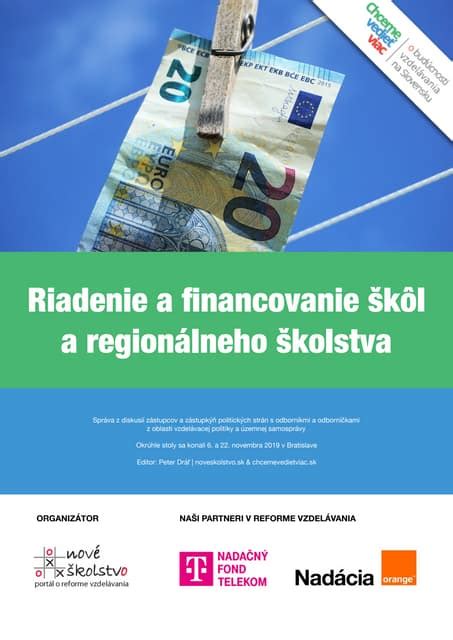 Financovanie školstva - schéma