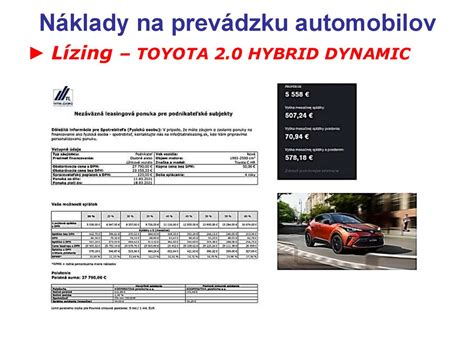 Náklady na prevádzku hybridného vozidla