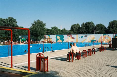 Pohľad na mestské kúpalisko v Trnave