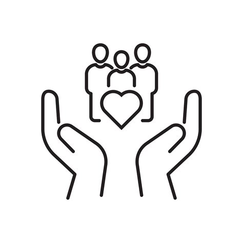 symbol sociálnej solidarity a pomoci