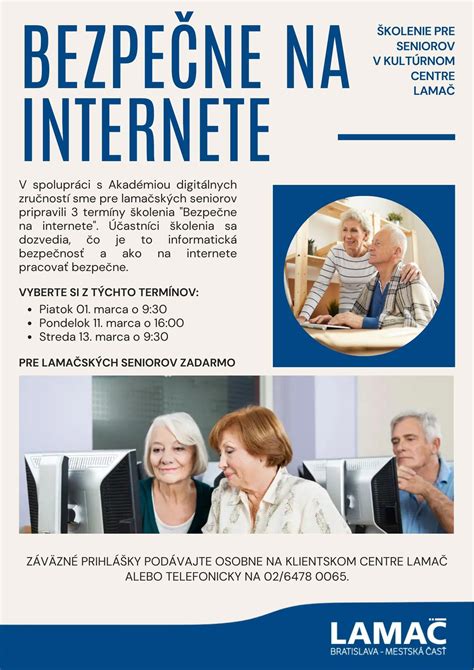 Infografika o bezpečnosti na internete pre seniorov