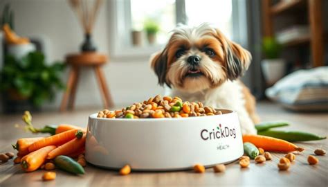 Schéma potravinovej pyramídy pre psov Shih Tzu
