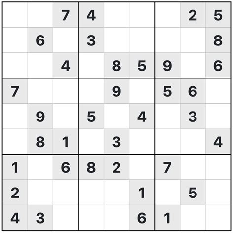 Ukážka Sudoku