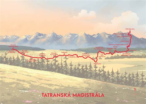 Mapa Tatranskej Štrby a okolia