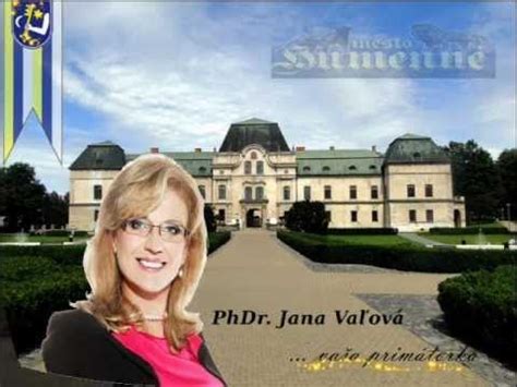 Primátorka mesta Humenné Jana Vaľová