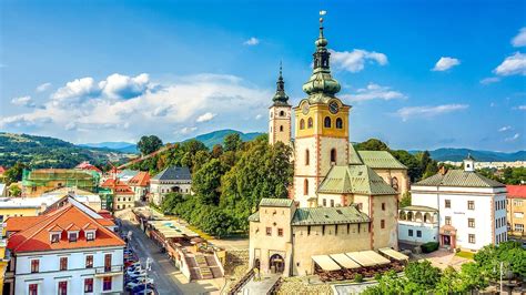 Historické centrum Banskej Bystrice s Mestským hradom