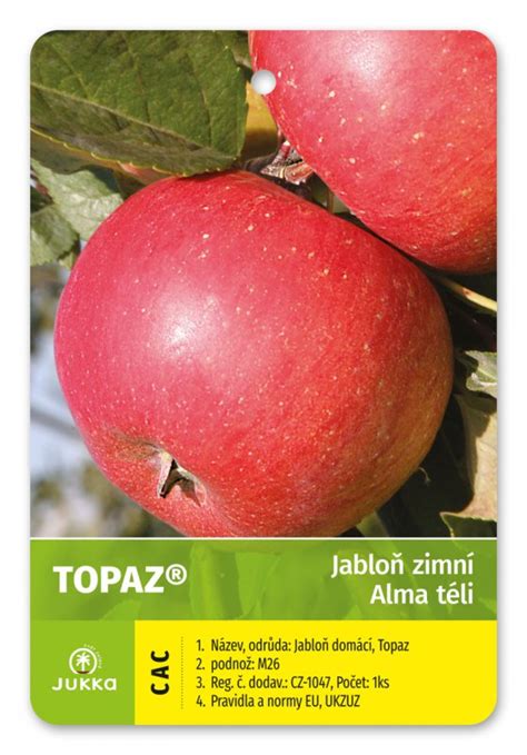 Vhodní opeľovači pre jabloň Topaz