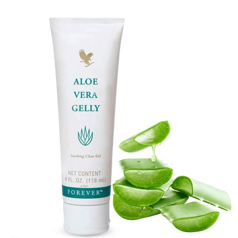 Aloe Vera Gelly - ilustrácia balenia a jeho použitia