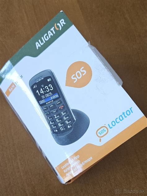 Telefón pre seniorov Aligator A670