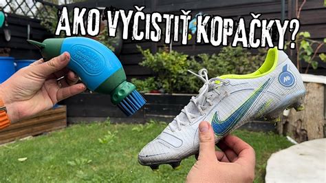 Čistenie kopačiek po tréningu